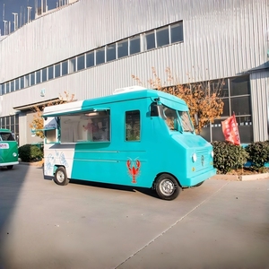 Vintage Tarzı Fast Food Elektrikli Mobil Mutfak Kamyoneti, Tam Donanımlı Mutfak, Dondurma ve Kahve Arabası - Product Image 4