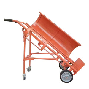 Double-cylinder four-wheeled oxygen and acetylene cylinder <b>trolley</b>, steel cylinder handcart, school gas cylinder storage - Product Image 4
