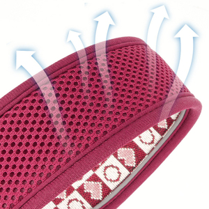 Collar de perro básico de alta calidad con hebilla de alfiler, Collar de cachorro bordado ajustable, Collar de cachorro de tela transpirable de diseñador a la moda - Product Image 4