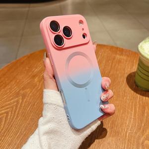 Coque adaptée pour iPhone 17 Pro Max, film magnétique dégradé pour objectif, protection intégrale antichoc pour téléphone - Product Image 6