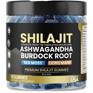 OEM ODM Premium Pure Shilajit <b>Gummies</b> <b>Candy</b> Himalayan Ashwagandha Burdock Root Sea Moss Lions Mane for Adult Immune Support - Product Image 1