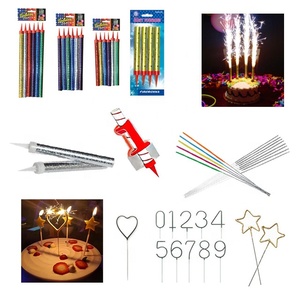 Usine 10 15 20cm Sparkler gâteau anniversaire bougies feux d'artifice poche <span class=keywords><strong>fontaine</strong></span> de glace mousseux <span class=keywords><strong>pour</strong></span> bouteille Champagne discothèque fête - Product Image 1