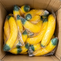 Jouet à presser en forme de banane de 40 cm, grande taille, à remontée lente, anti-stress, cadeau farfelu pour enfants et adultes