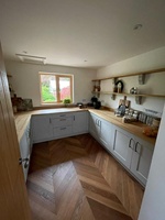 Meubles de cuisine modulaires en bois massif à assembler soi-même, avec finition stratifiée et marbre artificiel, design moderne, charnières incluses, prix abordable