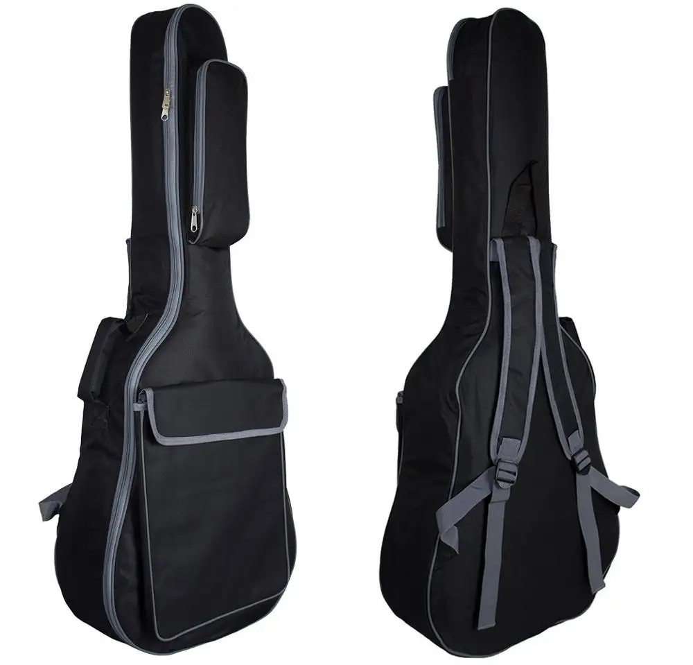 Gitar çantası 36 40 41 inç akustik gitar sahne çantası yastıklı su geçirmez kılıf yumuşak gitar taşıma çantası