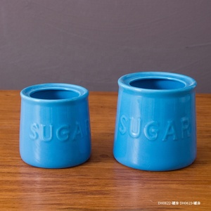 Vente en gros de sucriers personnalisés bon marché, <span class=keywords><strong>sucrier</strong></span> en céramique en vrac, pot à sucre avec cuillère et couvercle - Product Image 4