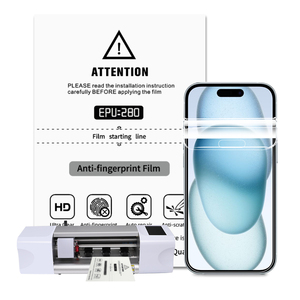 120*180mm cao rõ ràng 0.28mm EPU mềm Hydrogel tấm phim HD 3D chống vân tay điện thoại di động bảo vệ màn hình - Product Image 1