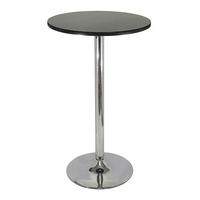 Table haute réglable pour bar, style moderne et épuré, très vendue, avec plateau en verre, idéale pour les pubs et restaurants en extérieur