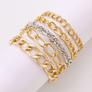 Mylove Đồ Trang Sức Bán Buôn Phụ Nữ Vòng Đeo Tay Bộ 4Pcs 6 Mảnh Hợp Kim Vòng Đeo Tay Chuỗi Thời Trang Bangles Bộ Pulseras Mujeres - Product Image 6