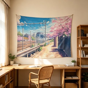 Tapisserie murale tricotée lavable et écologique sur mesure pour chambre à coucher, hôtel ou boutique - Product Image 6