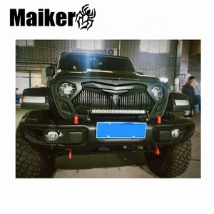 Grille avant Maiker pour Jeep Wrangler JL et Gladiator JT Grille en ABS Accessoire de voiture Style tout-terrain - Product Image 4