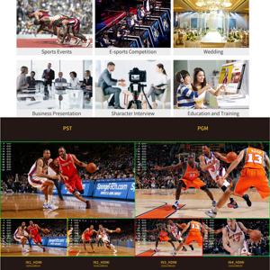 <span class=keywords><strong>FEELWORLD</strong></span> <span class=keywords><strong>LIVEPRO</strong></span> <span class=keywords><strong>L1</strong></span> V1 Production multi-caméras en temps réel Streaming en direct Audio Vidéo Commutateur Mélangeur HDMI - Product Image 5