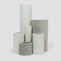 Tube en feutre de laine sans couture sur mesure, longueur ID/OD, 100 % laine naturelle, feutre tubulaire haute densité pour le travail d'enroulement de rouleaux industriels