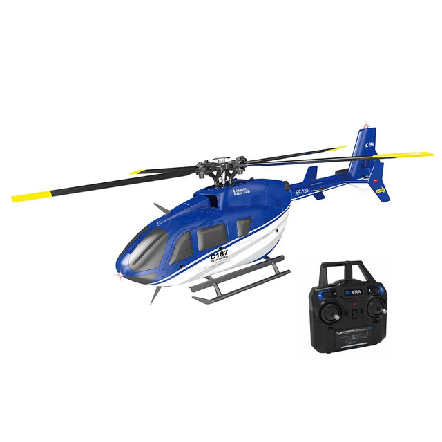 SJY-C187 2.4G 4CH RC Single-blade Remote Control Durable Helicopter Simulation Model with 6-axis Gyro Aircraft