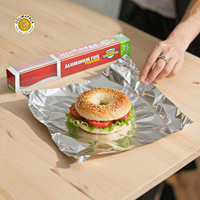 OOLIMAPACK Échantillon gratuit de rouleau de papier d'aluminium et de papier d'emballage de qualité alimentaire pour barbecue et cuisine pour emballage alimentaire