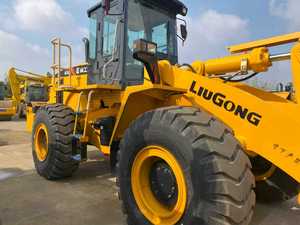 Chargeuse sur pneus LG 856, godet de 3 m, poids opérationnel de 18 tonnes, poids de la machine de 20 tonnes, équipement de construction lourd de couleur jaune, modèle 2024 - Product Image 5
