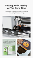 Plotter de corte digital ZD500 PLUS de doble cabezal con servomotor para troquelado, máquina de corte de etiquetas y pegatinas.