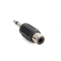 Neuer Bestseller: Schwarzer RCA-Lotus-Buchsenstecker auf 3,5-mm-Stereo-Klinkenadapter für den Innenbereich