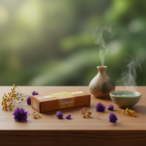 Sandalwood Incense Sticks Tulasi Dual Display Pack 6 Units - Product Image 3