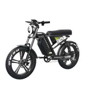 48v 250瓦铝合金乔治亚电动自行车20英寸车轮最高速度32英里/小时48V13AH 70公里范围电动自行车