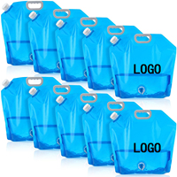 Vente en gros sac d'emballage de stockage de liquide flexible pliable à l'extérieur sac de poche à bec liquide sacs de liquide conteneur d'eau