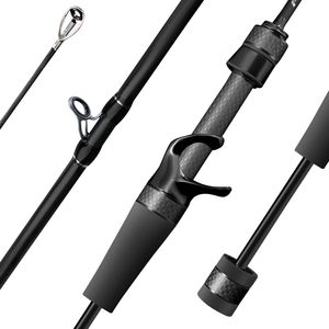 Caña de Pescar Giratoria de 2.1m/2.4m, Caña de Lanzamiento de 2 Secciones, ML, Alto Contenido de Carbono, Ultraligera, para Señuelos, 8-16LB, Pesca en Mar, Nueva Llegada - Product Image 1