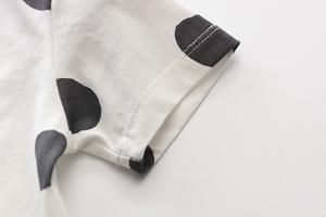 Ensembles de vêtements pour enfants, nouvelle mode coréenne, à pois, 2 pièces, fabriqués en Chine - Product Image 4