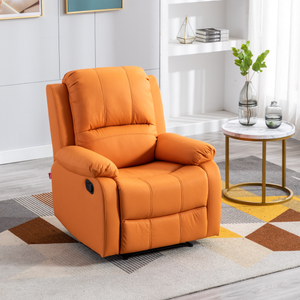 Poltrona Reclinabile Elettrica Girevole in Pelle con Funzione Massaggio e Riscaldamento, Ideale <span class=keywords><strong>per</strong></span> Anziani e Home Theater - Product Image 4