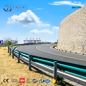 Barandilla de acero W <span class=keywords><strong>Beam</strong></span> a prueba de choques, barrera de seguridad vial de alto tráfico para protección de carreteras - Product Image 2