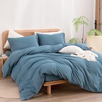 Ensemble de housse de couette en satin 100% coton tissé moderne de haute qualité Cloudland avec draps et taies d'oreiller