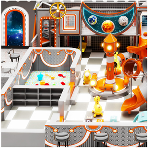 Equipo de Juego Suave para Niños, Parque Infantil Interior de Circo con Tobogán, Piscina de Pelotas y Juego Interactivo para Centro Comercial - Product Image 5