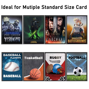 Protège-cartes personnalisés imprimés pour cartes à collectionner, taille standard, en PP, pour jeux <span class=keywords><strong>de</strong></span> cartes TCG, vente en gros, direct usine - Product Image 2