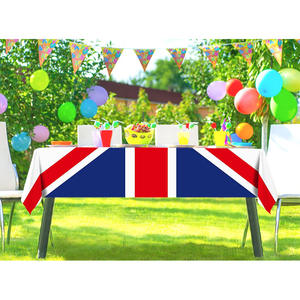 Hot Sale <strong>Uk</strong> National Flag Theme Plastic Rectangle <strong>Tablecloth</strong> Table Cover for Birthday Wedding Party Table Decorations Supplies - Product Image 4