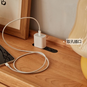 Meuble à chaussures en bois massif, style rétro japonais, en bois de cerisier et rotin, pour entrée, idéal pour petits appartements - Product Image 4