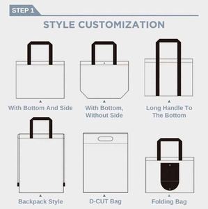 Bolsa de Compras Económica, Pequeña, de Color Liso, sin Tejido, para Regalos y Embalaje de Ropa - Product Image 3