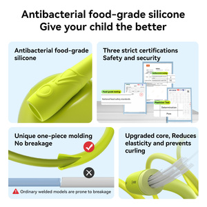 Safe <strong>Antibacterial</strong> Food-Grade <strong>Silicone</strong> Handle Jump Rope for Children, Tangle-Free Segmented Design for Easy Use - Product Image 5