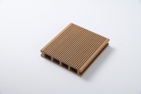 Revêtement de terrasse en composite WPC à grain de bois 3D gaufré - Antidérapant, brossé, rustique, pour jardin