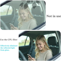 Kit de filtre pour objectif de caméra de téléphone ZOMEI Concept 52 mm à clipser, filtre polarisant circulaire compatible avec les téléphones