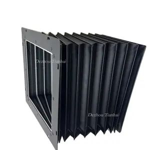 CNC Machine Protective Cover Square Type Accordion Bellows