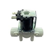 Mini électrovanne normalement fermée en plastique 3/8 pouces connexion rapide DC12V 24V pour système RO de distributeur d'eau