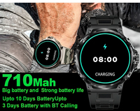 Trending V69 1,85 ''reloj inteligente de pantalla grande 710mAh batería de gran capacidad Ruuged reloj inteligente táctico al aire libre para hombres