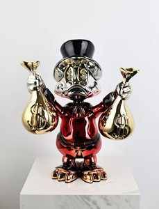 Estatua de Pato Evelyn <span class=keywords><strong>Donald</strong></span>, Escultura Art Deco de Resina Ecológica Hecha a Mano, Arte Pop, Decoración Exquisita para el Hogar - Product Image 4