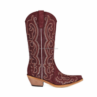Boîte à chaussures personnalisée CHENO avec logo, bottes de cowgirl western pour femmes, chaussures western de marque