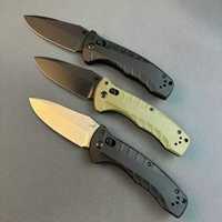 Couteau pliant EDC de collection Modèle 980 G10 à poignée rainurée, changement de lame par bouton-poussoir, pour le camping, trois finitions, deux coloris, OEM