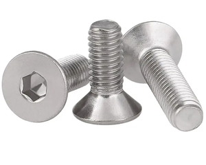 Vis à tête fraisée hexagonale en acier au carbone M2-M12 M4 M8 4mm 10mm 3mm, finition zinguée en acier inoxydable 304 – Vente chaude - Product Image 2