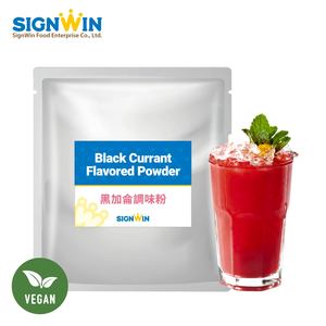 Poudre de boisson vegan à la cassis SIGNWIN, emballée en sachet aluminium, pour la préparation de smoothies - Product Image 1