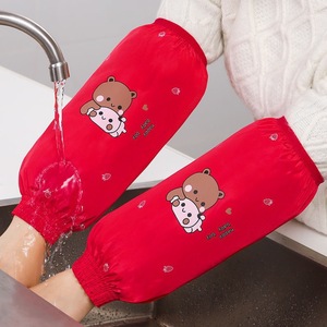 Fundas protectoras con estampado de dibujos animados, impermeables, a prueba de aceite, para mujer, cubre brazos largos, para invierno, primavera, verano, otoño, uso para adultos - Product Image 3