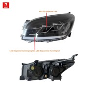 Conjunto de Faros LED para Toyota RAV4 2005-2008, Luces de Circulación Diurna, Señal de Giro Secuencial, 6000K