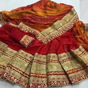 ผ้าชีฟองพิมพ์ลายสำหรับผู้หญิงผ้าชีฟองเนื้อนุ่มพิมพ์ลาย goti จากนักออกแบบที่มีคุณภาพส่งออก - Product Image 6