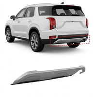 Pour Hyundai Palisade 2020-2022, plaque de protection inférieure du pare-chocs arrière, 86671-S8000 86671S8000, panneau diffuseur argenté